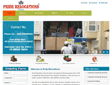 Tablet Screenshot of priderelocations.com